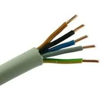 voelkner selection NYM-J 5x1,5 RG50 Mantelleitung NYM-J 5 G 1.5 mm2 Grau 50 m