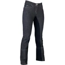 HKM Erwachsene Hose Jodhpur -Miss Blink- 1/1 Alos Besatz6169 jeansblau/dunkelblau50, 6169 jeansblau/dunkelblau, 50, HKM 4000315793242