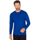 Trigema T-Shirt » Langarmshirt aus 100% Baumwolle«, (1 tlg.), Gr. 5XL, royal, , 97915045-5XL