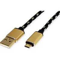 Roline GOLD USB 2.0 Kabel, Typ A ST -