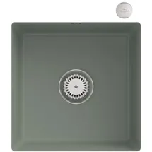 Villeroy & Boch Subway 50 SU links Unterbau Keramik Morning Green Handbetätigung 332502R8