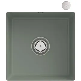 Villeroy & Boch Subway 50 SU links Unterbau Keramik Morning Green Handbetätigung 332502R8