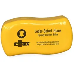 Effax Leder Sofort-Glanz, Glanz im Handumdrehen, 1 Dose mit Schwamm