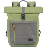 Travelite Rucksack Basic Rollup Backpack Green / Grey
