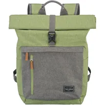 Travelite Rucksack Basic Rollup Backpack Green / Grey