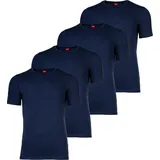 s.Oliver T-Shirt Casual Figurbetont, Blau, XL