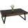 MCW MCW-L89 Schwarz Holz Dunkelbraun 43 x 120 x 64 cm