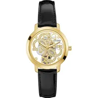 GUESS Quattro Clear GW0383L1 Damenuhr - Schwarz/Transparent