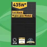 435W Solarmodul Full Black Bifacial Photovoltaik Solarpanel PV Modul