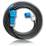 maxgo® CEE Camping Caravan Verlängerung Winkelstecker IP44 H07RN-F 3G2,5 50m Elektro-Kabel, (5000 cm), 3G2,5mm2