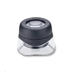 Carson VERSALOUPE Vergrößerungsglas 10x Schwarz, Edelstahl