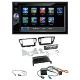 Blaupunkt SD Bluetooth 2DIN MP3 USB AUX Autoradio Radioeinbauset Doppel-DIN Auto