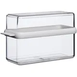 MEPAL - Knäckebrotbox Stora - Aufbewahrungsbox für Cracker & Knäckebrot - Luftdichte Knäckebrotbox mit Deckel - Ideal zur Aufbewahrung einer Packung Knäckebrot - 1600 ml - White