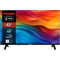 Telefunken 43 Zoll Fernseher/TiVo Smart TV (Full HD, HDR, HD+ 6 Monate inkl., Triple-Tuner) XF43TO750S