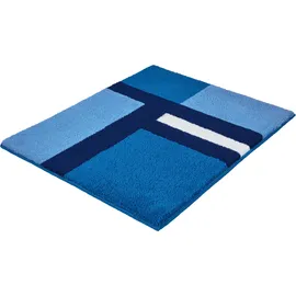 KLEINE WOLKE Badteppich Ariana Royalblau 50 x 60 cm