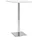 miliboo Bartisch quadratisch 80 x 80 x 110 cm Weiß