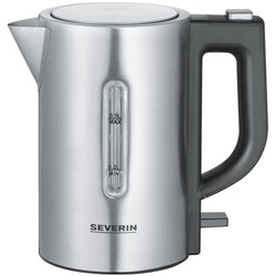 SEVERIN Mini Reise-Wasserkocher WK 3647 - 0.5 L silber, 11.7x17.3x11.5 cm