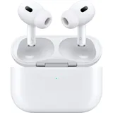 Apple AirPods Pro (2. Gen. 2023) mit MagSafe Case (USB-C) In-Ear-Kopfhörer (Active Noise Cancelling (ANC), Freisprechfunktion, Transparenzmodus, kompatibel mit Siri, Siri, Bluetooth) weiß