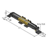 Turck Lichtvorhang SLPE14-270P8 Schutzfeldhöhe 270mm