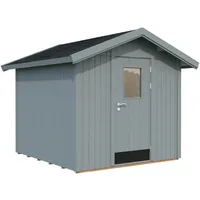 Palmako Gerätehaus Lucas 5,4 m2 - 16 mm hellgrau