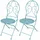 Hti-Living Lani Gartenstuhl 40 x 40 x 93 cm blau 2 St.