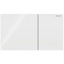 Geberit Sigma70 Betätigungsplatte Glas weiß