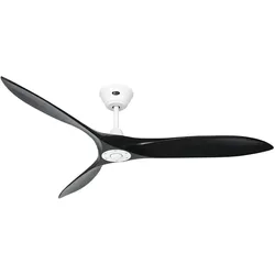 Energiespar Deckenventilator ECO AIRSCREW 152 - Lack matt weiß / Lack matt schwarz - 315249