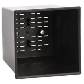 Dehner Kunststoff-Topf Elise konisch, matt, ca. B15/H26/T15 cm, Dunkelgrau