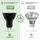 Lumiled 10x Led-lampe GU10 3W = 270lm 6500K Kaltweiß Schwarz Lumiled