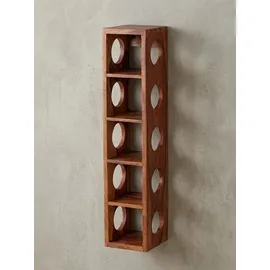 KADIMA DESIGN MUMBAI Weinregal 70 x 0 x 0 cm Braun