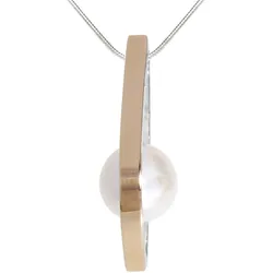 Kette mit Anhänger OSTSEE-SCHMUCK "Ostsee-Schmuck Kette mit Anhänger Gleiter-Sunny Exklusiv" Gr. 45, silber (silberfarben), Halsketten, Damen, 45cm, Silber 925 (Sterlingsilber), L: 42cm