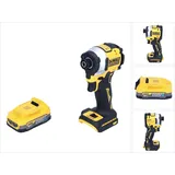 DeWalt DCF 850 N Akku Schlagschrauber 18 V 205 Nm 1/4" Brushless + 1x Akku 1,7 Ah - ohne Ladegerät