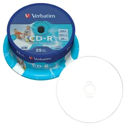 Verbatim CD-R bedruckbar 25er Spindel