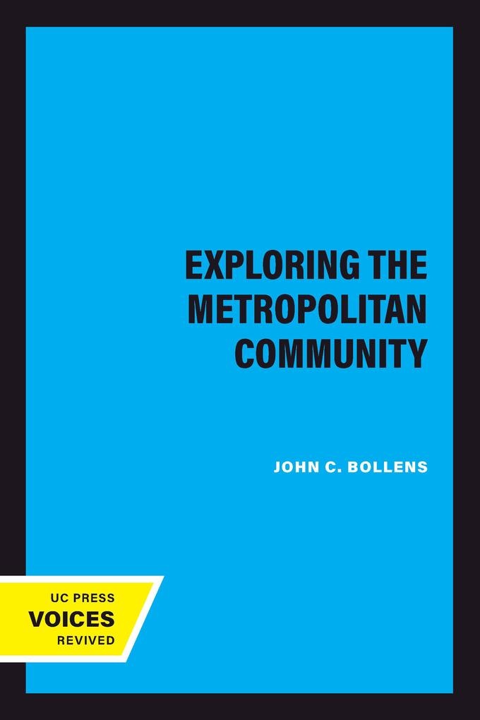 Exploring the Metropolitan Community