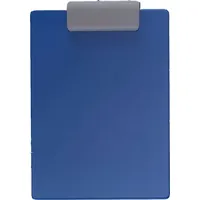 Alco Klemmbrett A4 Kunststoff dunkelblau Packung mit 12 Stück