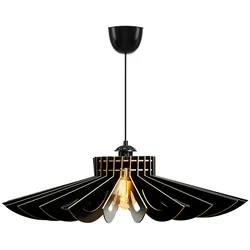 WellHome Deckenlampe 45cm in Schwarzem Design Margarita