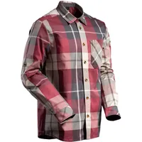 Mascot Customized 22904 Langarmhemd - Bordeaux Checked - XL
