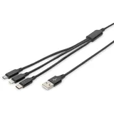 Digitus USB-A 0,15 m Schwarz