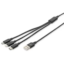 Digitus USB-A 0,15 m Schwarz