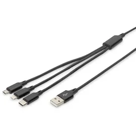 Digitus USB-A 0,15 m Schwarz