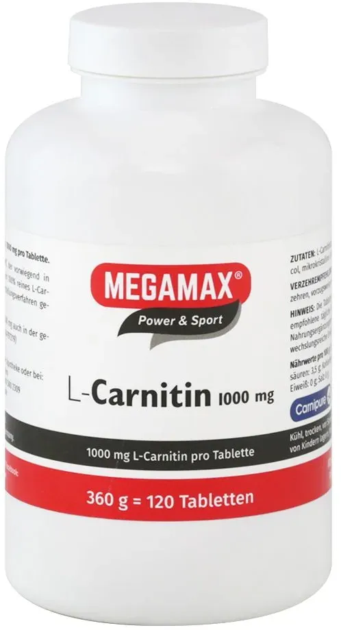 Megamax® Power & Sport L-Carnitin 1.000 mg