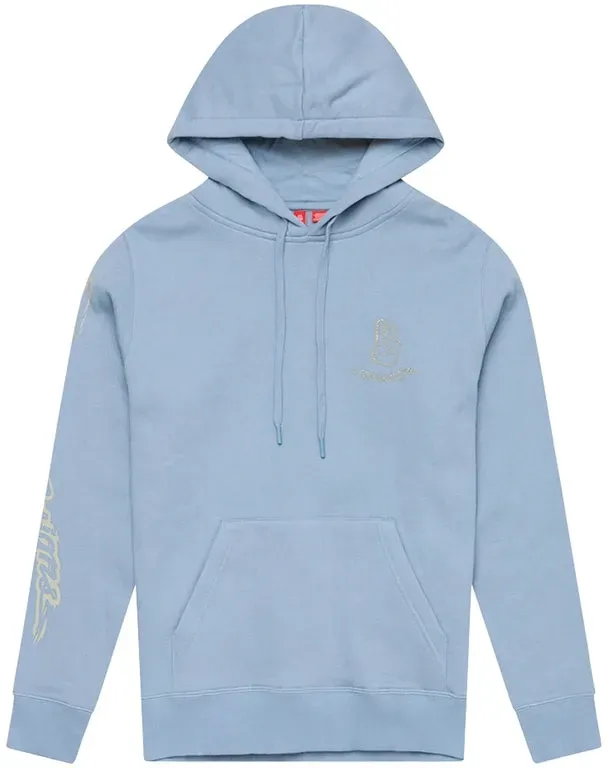Troy Lee Designs Peace Out Frauen Hoodie Rauchblau - L