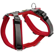 Hunter Maldon Up Hundegeschirr rot/grau XS-S