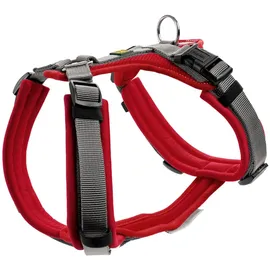 Hunter Maldon Up Hundegeschirr rot/grau XS-S