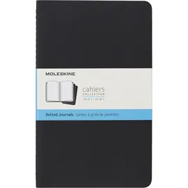 Moleskine Cahier Journals Gepunktete Notizbücher L schwarz