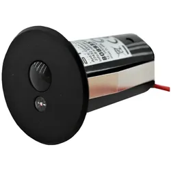 Bluetooth-Sensor CASAMBI SEMLBT14, IP44 (Front) / IP20, Einbau, 12-24V AC/DC, PIR Bewegung + Licht, Schwarz ARD-808935