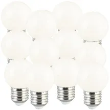 Luminea LED-Lampe Retro E27 1 W neutralweiß 12 St.