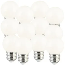 Luminea LED-Lampe Retro E27 1 W neutralweiß 12 St.