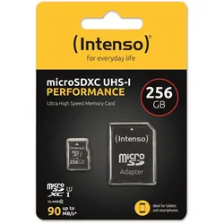 INTENSO MicroSD-Card Performance Line, 3424492, 256GB