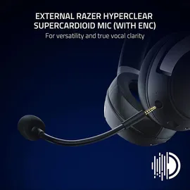 Razer Kaira Pro HyperSpeed (PS License) Gaming Headset - Schwarz/Weiß
